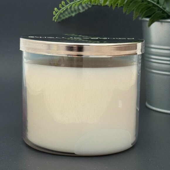 BBW Hello Beautiful + Black Cherry Merlot Bath & Body Works 3 Wick Candle - Picture 2 of 10